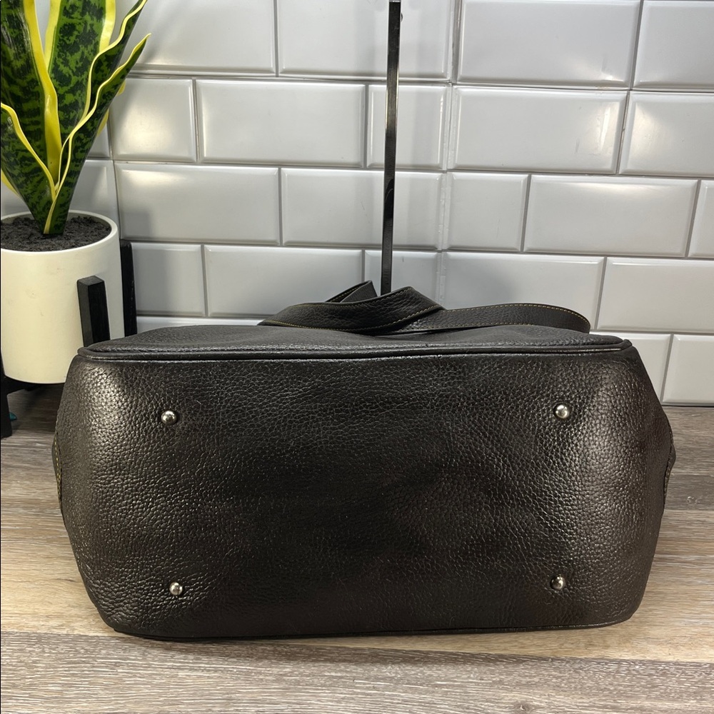 Dooney & Bourke brown leather large brown tote bag - Picture 3 of 15